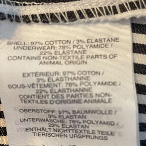 J. Crew Stretch Tailored Perfect Bodysuit in Stripe - Picture 4 of 4